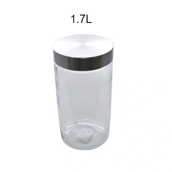 Kayali  **  1.7L Glass Jar With Metal Lid