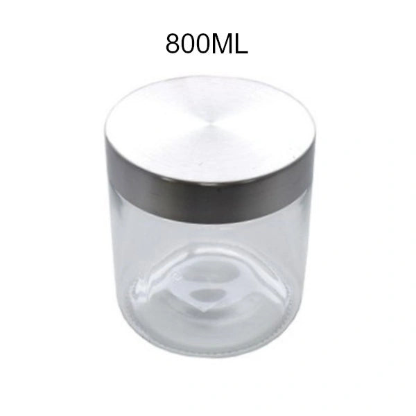 Kayali  **   Glass Jar With Metal Lid ( 800 Ml )