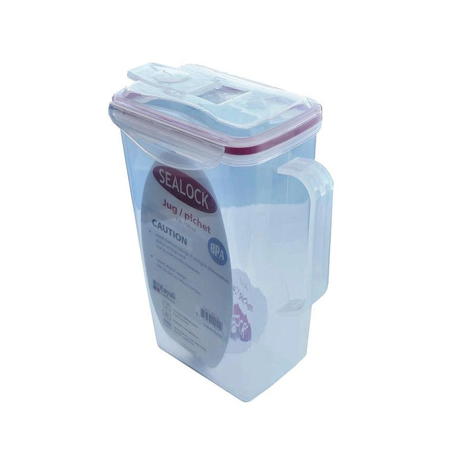 Kayali  **  Sealock 1.5L Rectangular Plastic Jug with Cover