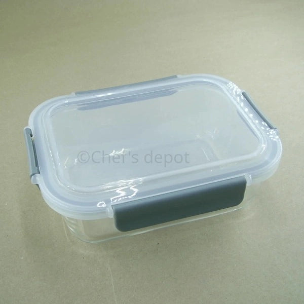 Kayali ** Sealock 1 L Rect. Glass Container/ Airtight Lid