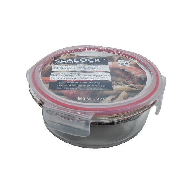 Kayali ** Sealock 970 Ml Round Glass Container