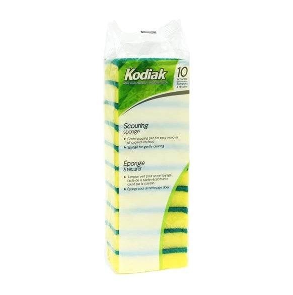 Kodiak ** Scouring Sponges 10/Pack