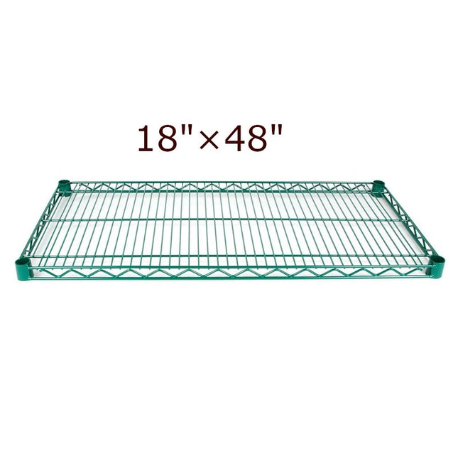 Magnum ** Epoxy Coated Wired Shelf 18_ x 48_ Green, Each