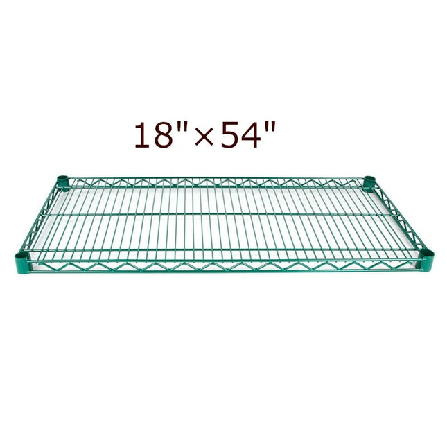 Magnum ** Epoxy Coated Wired Shelf 18_ x 54_ Green