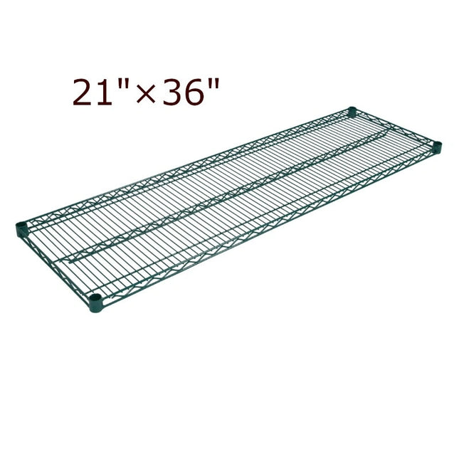 Magnum ** Epoxy Coated Wired Shelf 21_ x 36_ Green