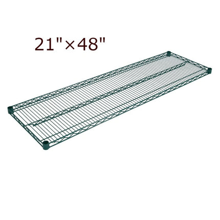 Magnum ** Epoxy Coated Wired Shelf 21_ x 48_ Green