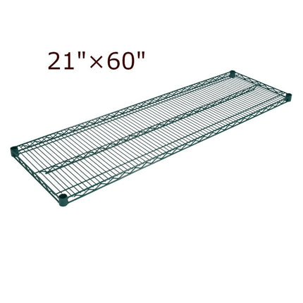 Magnum ** Epoxy Coated Wired Shelf 21_ x 60_ Green