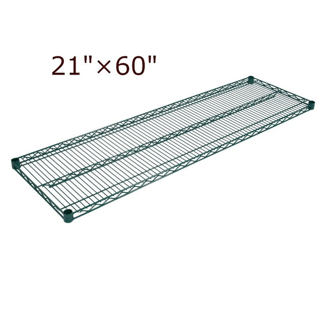Magnum ** Epoxy Coated Wired Shelf 21_ x 60_ Green