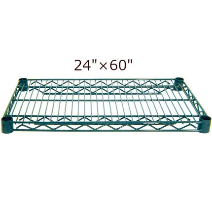 Magnum ** WIRE SHELVING Ð 24_ X 60_ Ð VALUE GREEN EPOXY