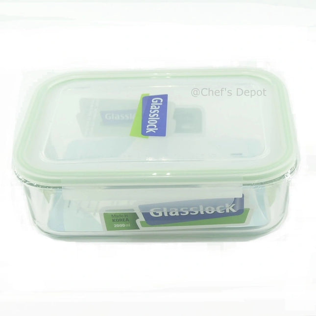 Myland ** Sealock Rect. Glass Container, 2000 ML