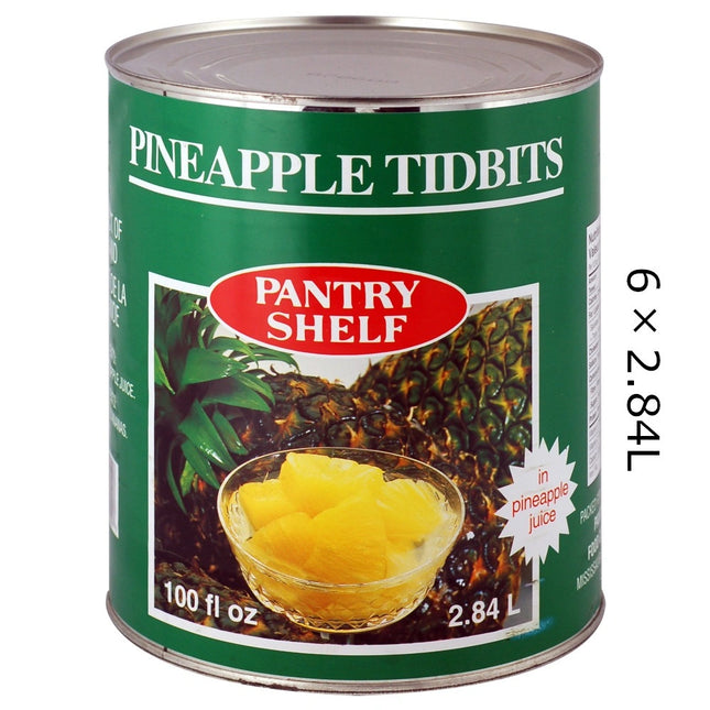 Pantry Shelf ** Pineapple Tidbits, 6_2.84L