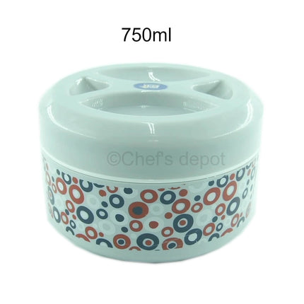Rego  **  750ml Round Insulated Lunch Box, Each
