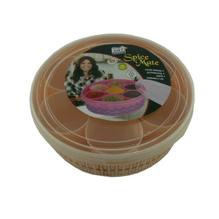 Rego ** 8pcs Plastic  Spice/Masala Container