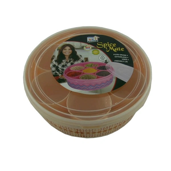 Rego ** 8pcs Plastic  Spice/Masala Container