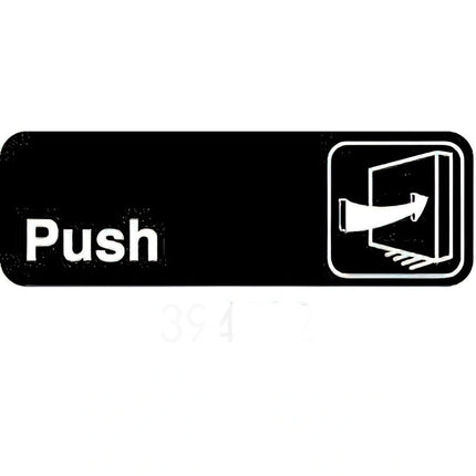 Royal Industries ** ÒPUSHÓ Signage, Each