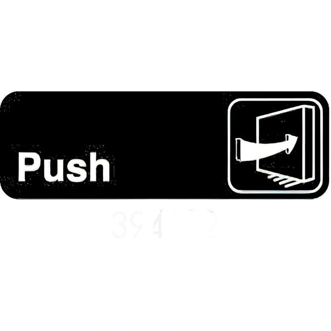 Royal Industries ** ÒPUSHÓ Signage, Each