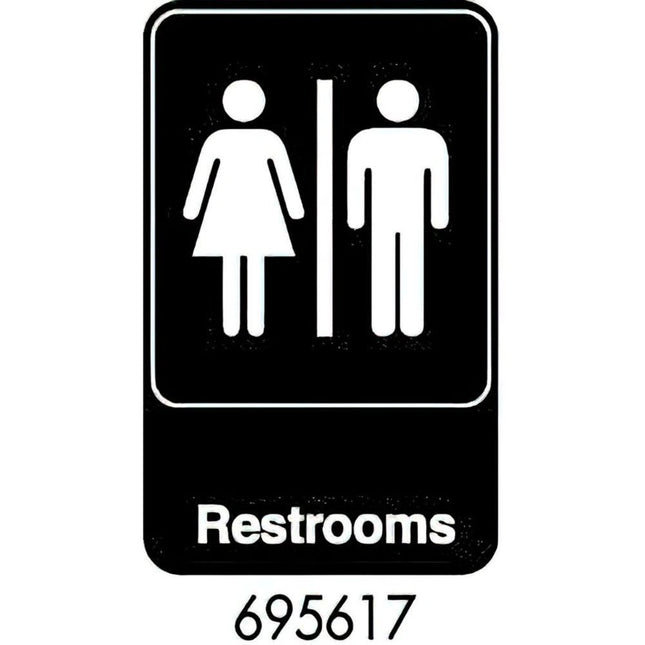 Royal Industries ** Restrooms Sign, 6_x9_