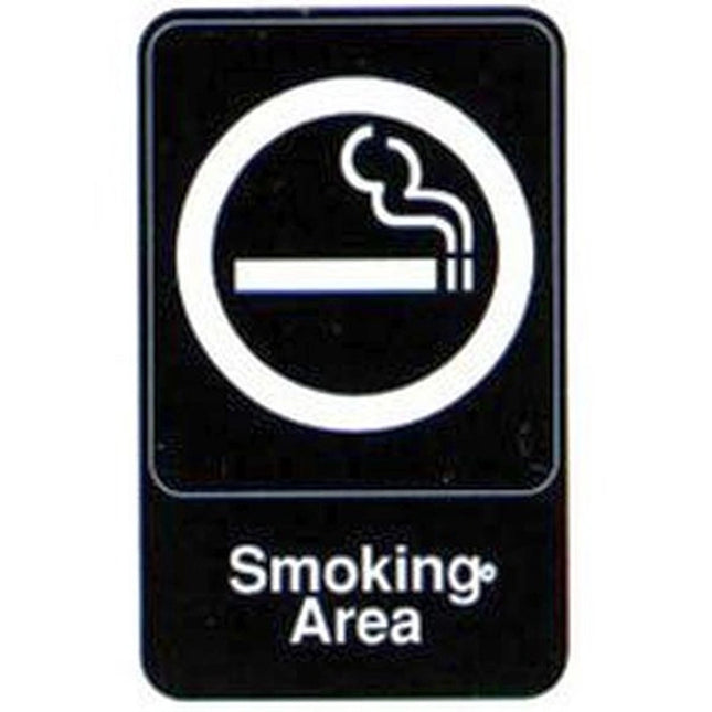 Royal Industries ** ÒSmoking AreaÓ, Signage, 6_x9_, Each