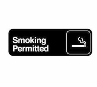 Royal Industries ** ÒSmoking PermittedÓ signage, Each