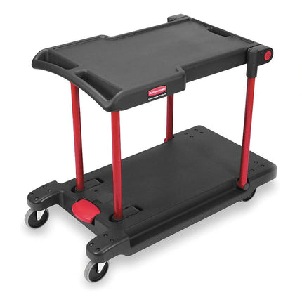 RubberMaid ** Flat Shelf Utility Cart, Cap. 400 lb