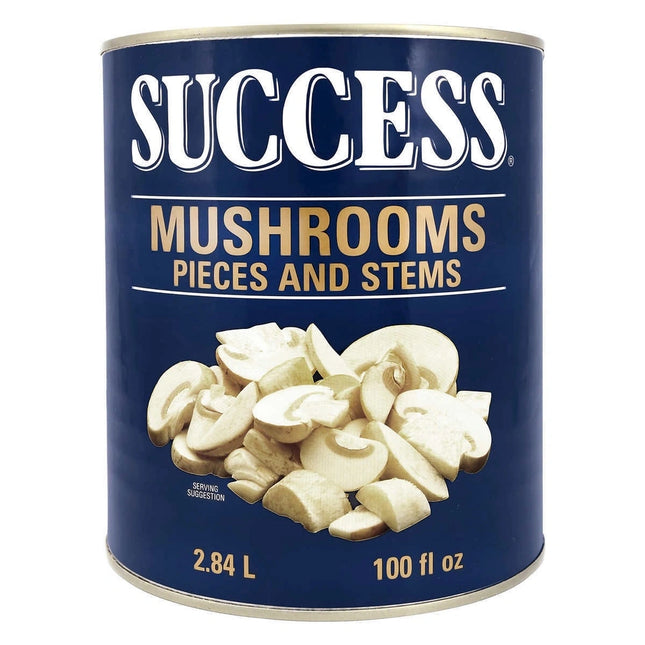 Success ** Mushrooms Pieces & Stems, 2.84L
