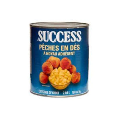 Success ** Peach Diced in Light Syrup, 2.84L