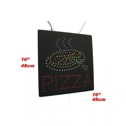Topking ** LED Sign 16_ x 16_ x 1_ Ð ÒPizzaÓ, Each