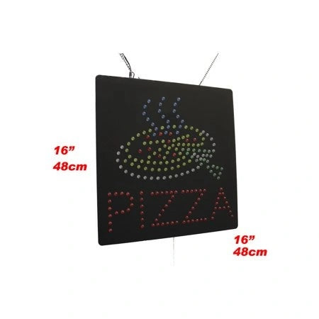 Topking ** LED Sign 16_ x 16_ x 1_ Ð ÒPizzaÓ, Each