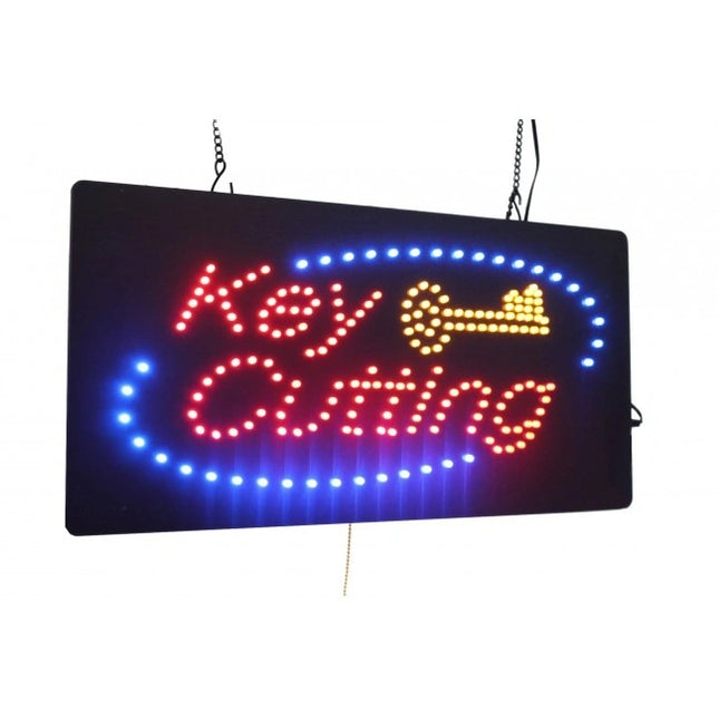 Topking ** LED Sign 19_ x 10_ x 1_ Ð ÒKey CuttingÓ, Each