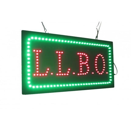 Topking ** LED Sign 19_ x 10_ x 1_ Ð ÒL.L.B.O.Ó, Each