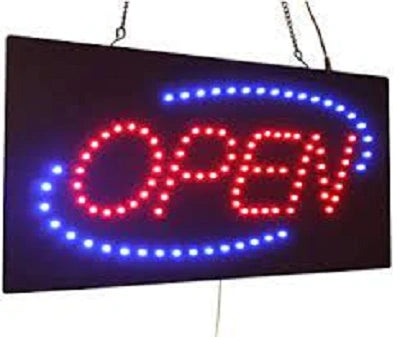 Topking ** LED Sign 19_ x 10_ x 1_ Ð ÒOpenÓ, Each
