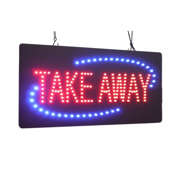 Topking ** LED Sign 19_ x 10_ x 1_ Ð ÒTake AwayÓ, Each