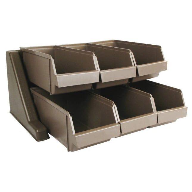 Winco ** Cutlery Organizer Set w/Rack, 6 Bins