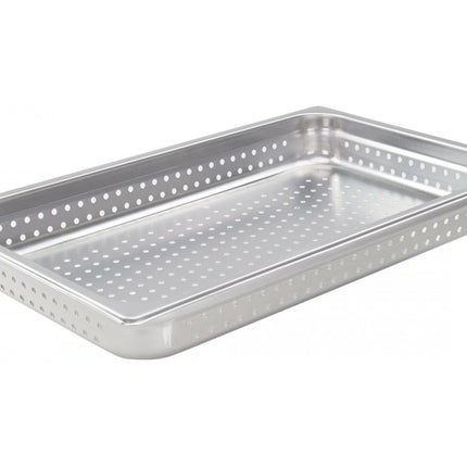 Winco ** Perforated Steam Pan Full-Size 2-1/2_ S/S, Each
