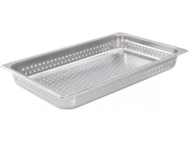 Winco ** Perforated Steam Pan Full-Size 2-1/2_ S/S, Each